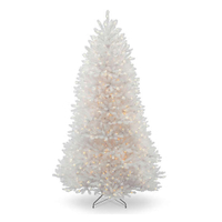 National Tree Company 7-Foot Dunhill White Fir Pre-Lit Christmas Tree: $313.99