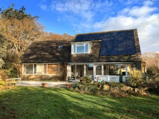 solar panels installed on bungalow roof