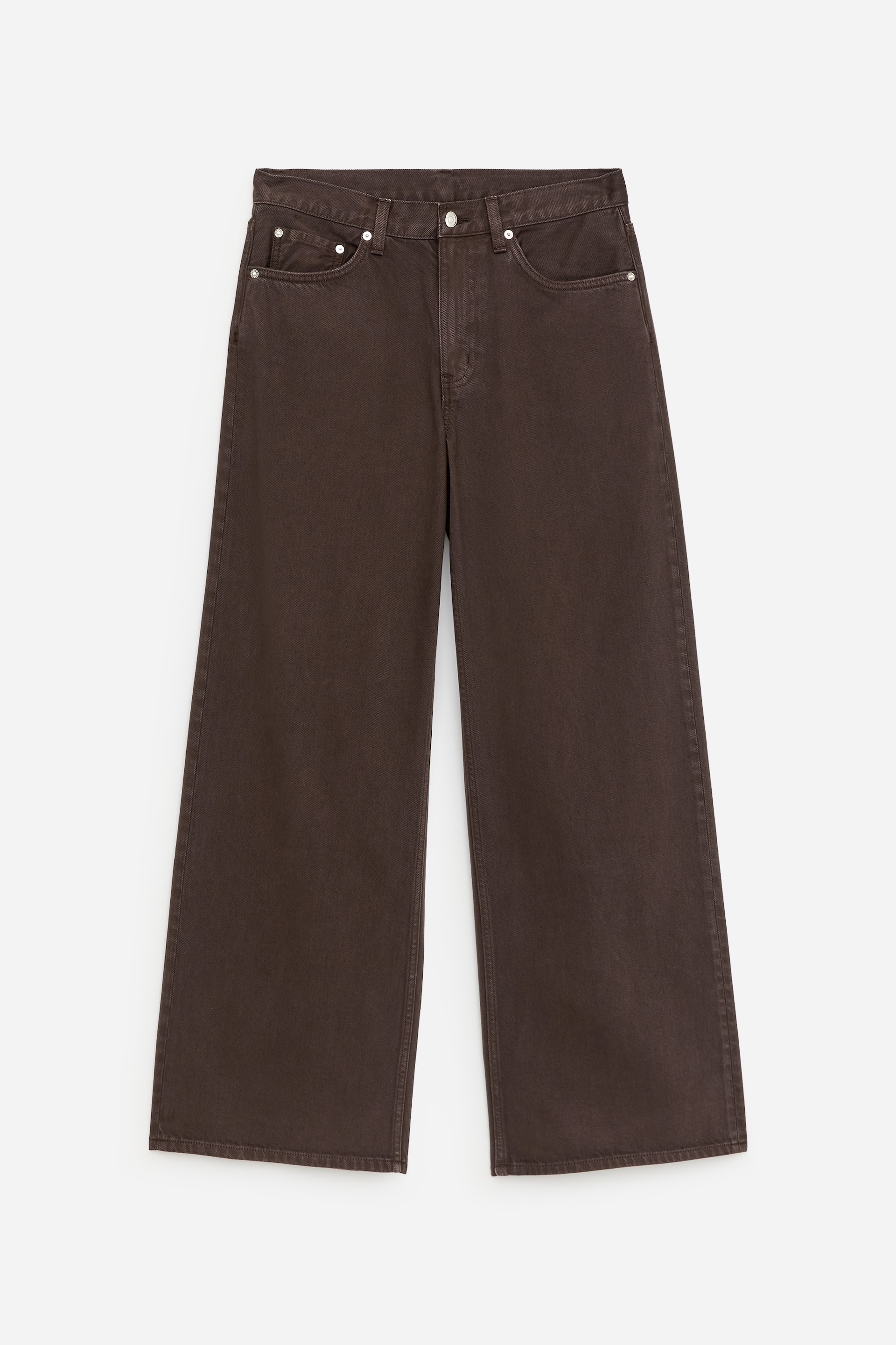 Cloud Loose Wide Jeans - Dark Blue