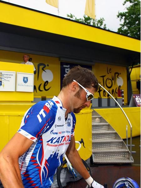 Yes, it's true: Vladimir Karpets (Katusha) is now all business.
