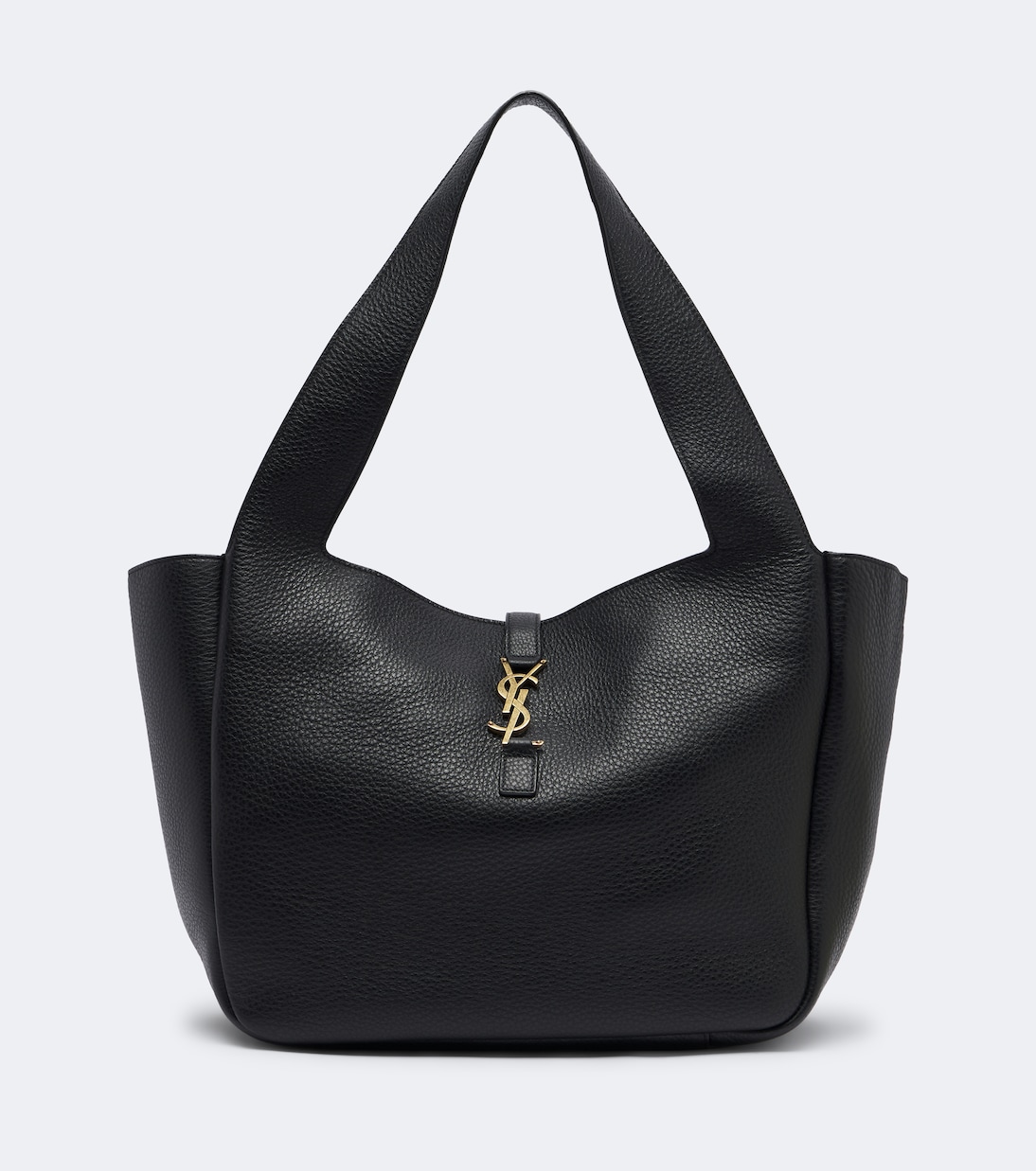 Le 5 &amp;Agrave; 7 Bea Leather Tote Bag in Black - Saint Laurent
