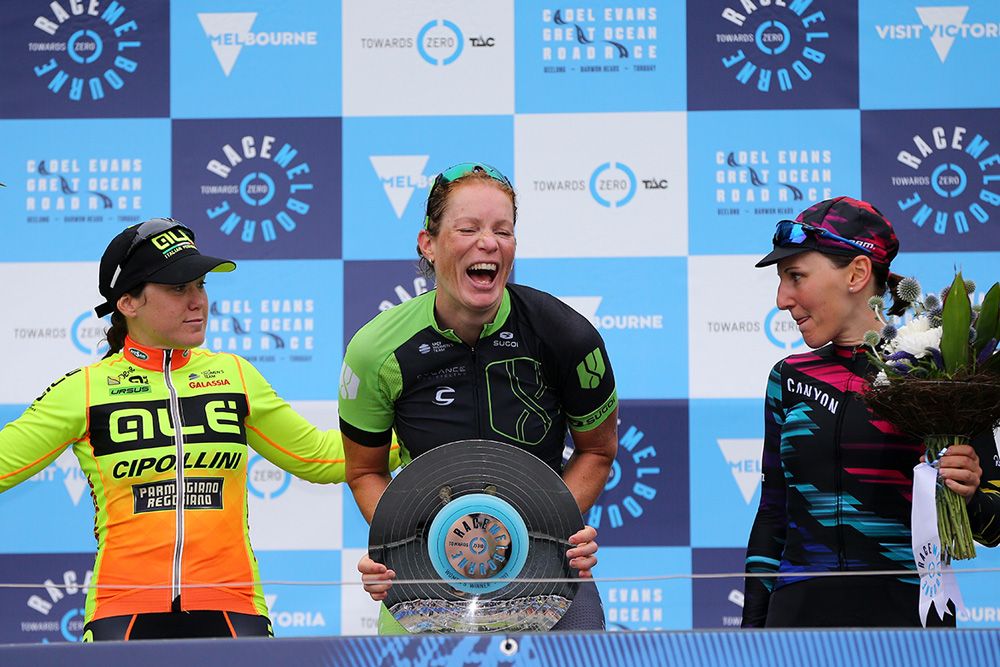 Kirsten Wild (Cylance) enjoys her success