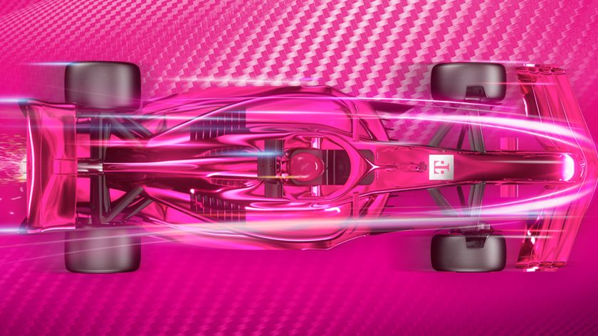 A promo image for T-Mobile and the F1 Las Vegas Grand Prix. 