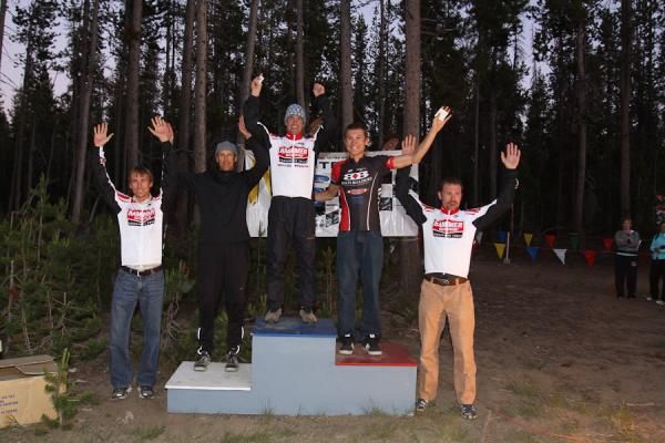 Men's open podium