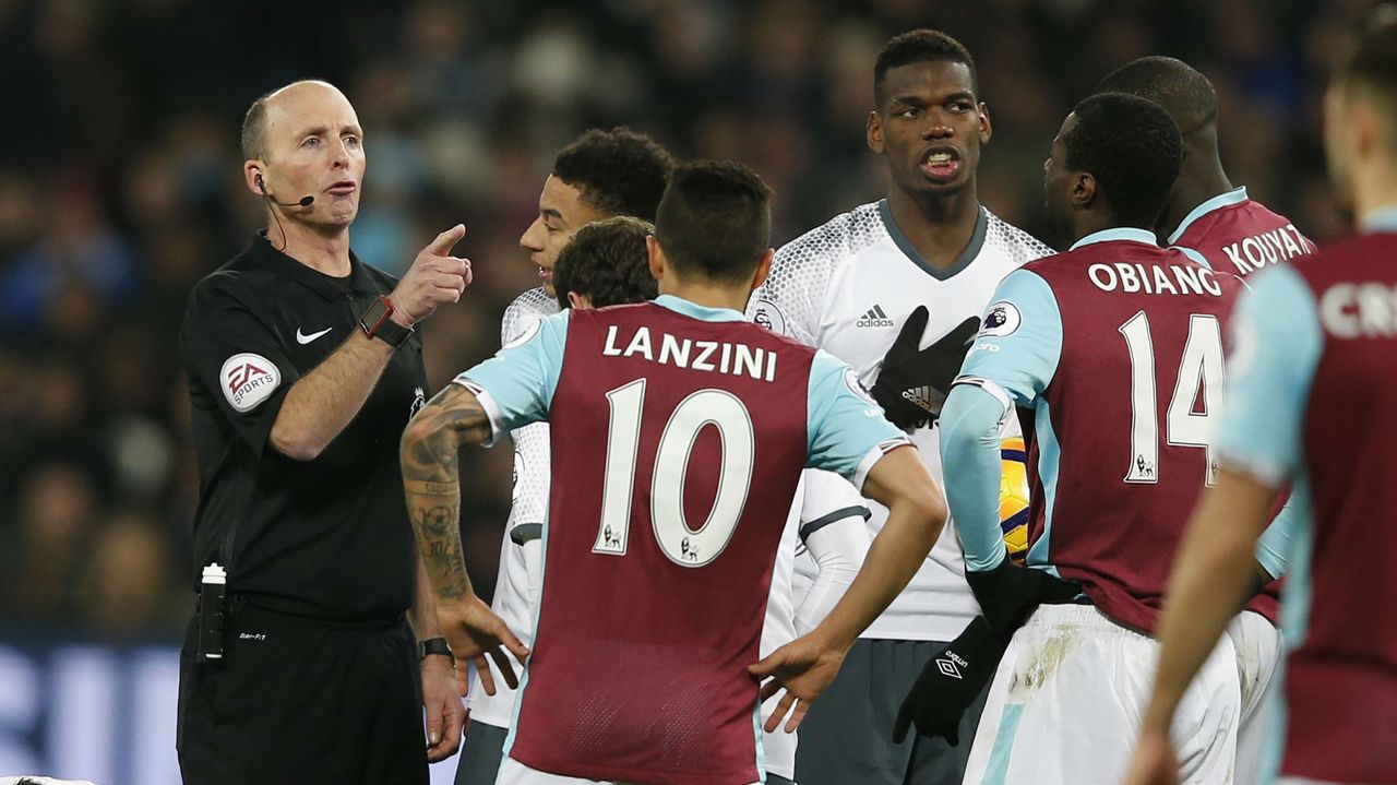 West Ham Utd Mike Dean