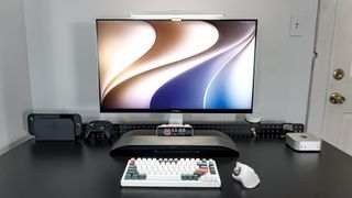 A desk setup built around the Innocn CB32U1 monitor