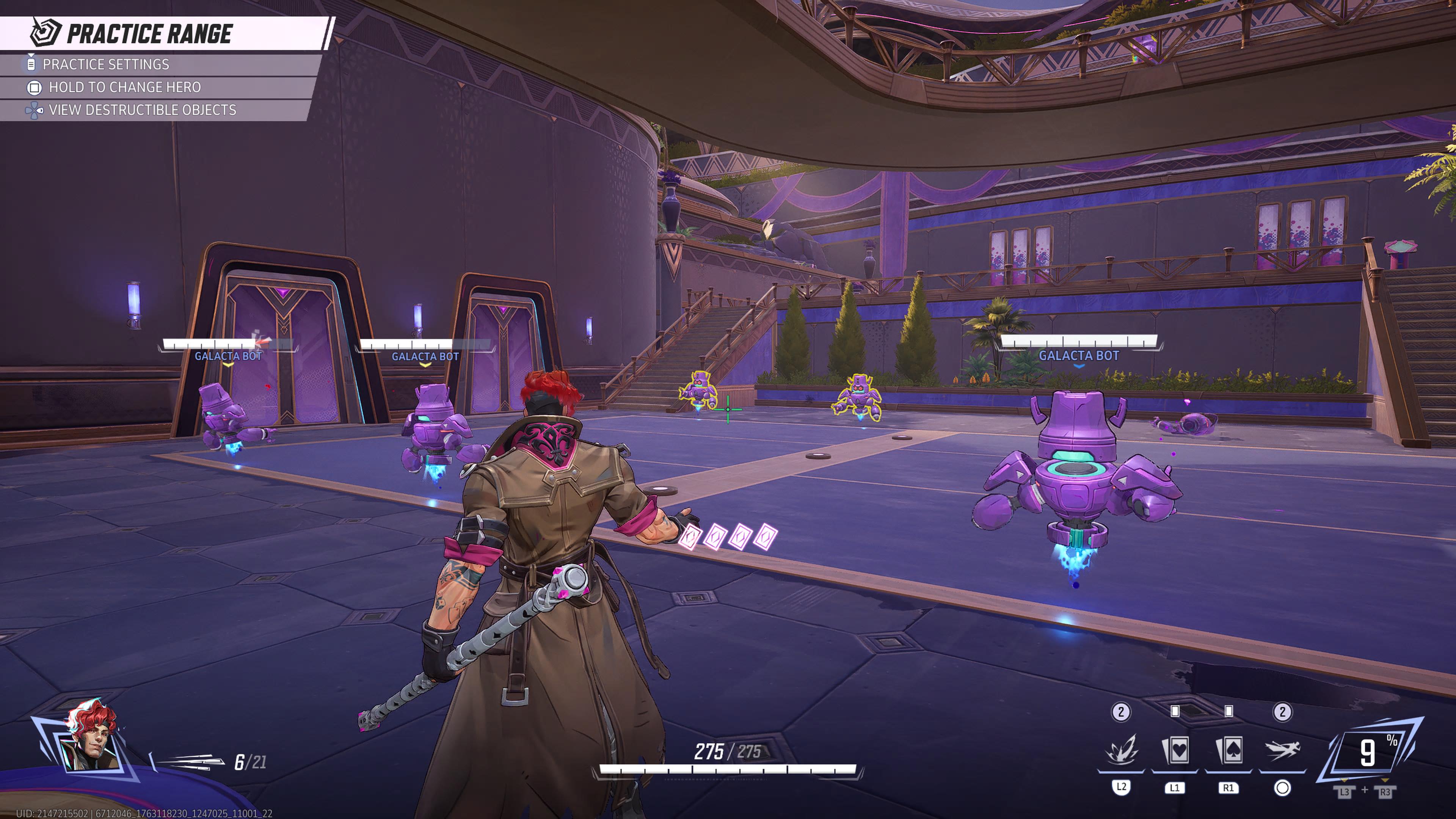 Gambit in the Practice Range