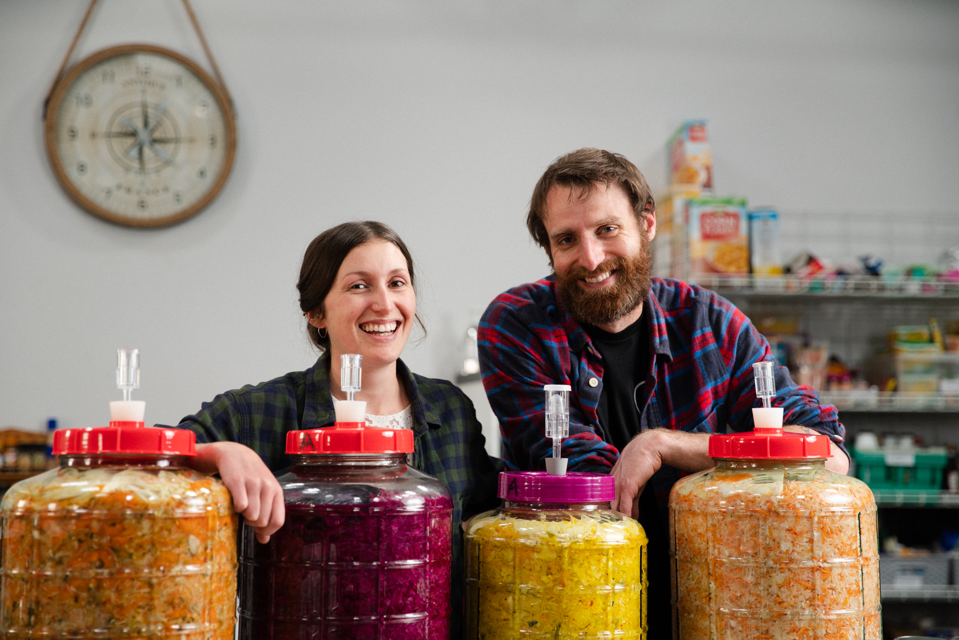 A couple fermenting together