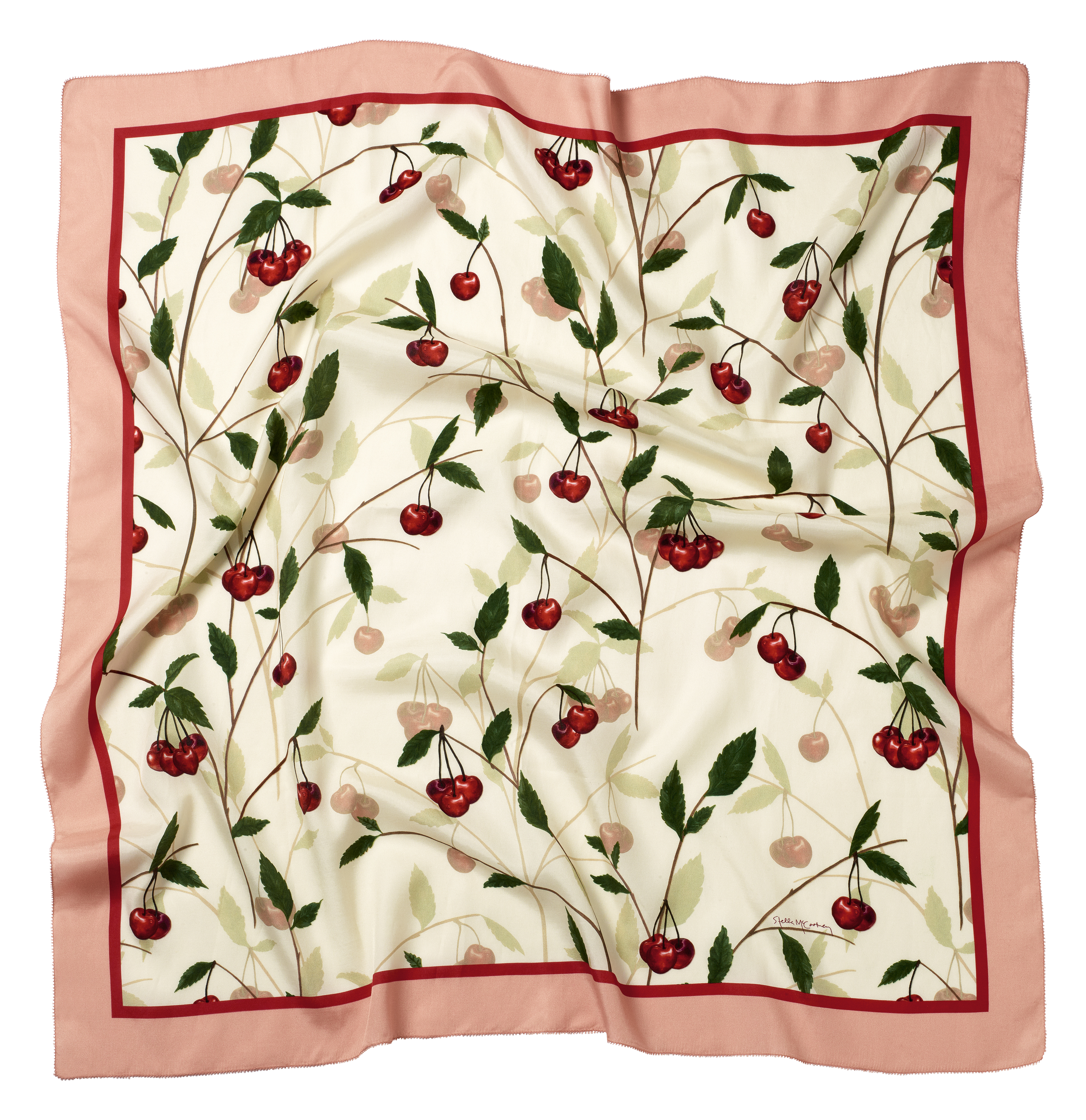 clothes from the H&M x Stella McCartney collaboration on a plain backdrop