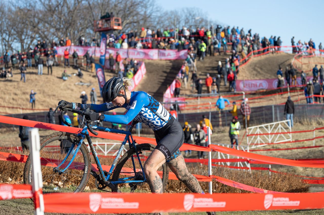 Taylor KUYK-WHITE, doubled up for the week, finishing 6th in the Elite race after winning the Masters Women 35-39 age group on Friday