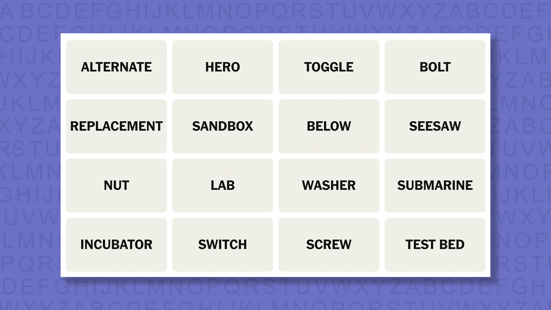NYT Connections hints for game 998 on a purple background