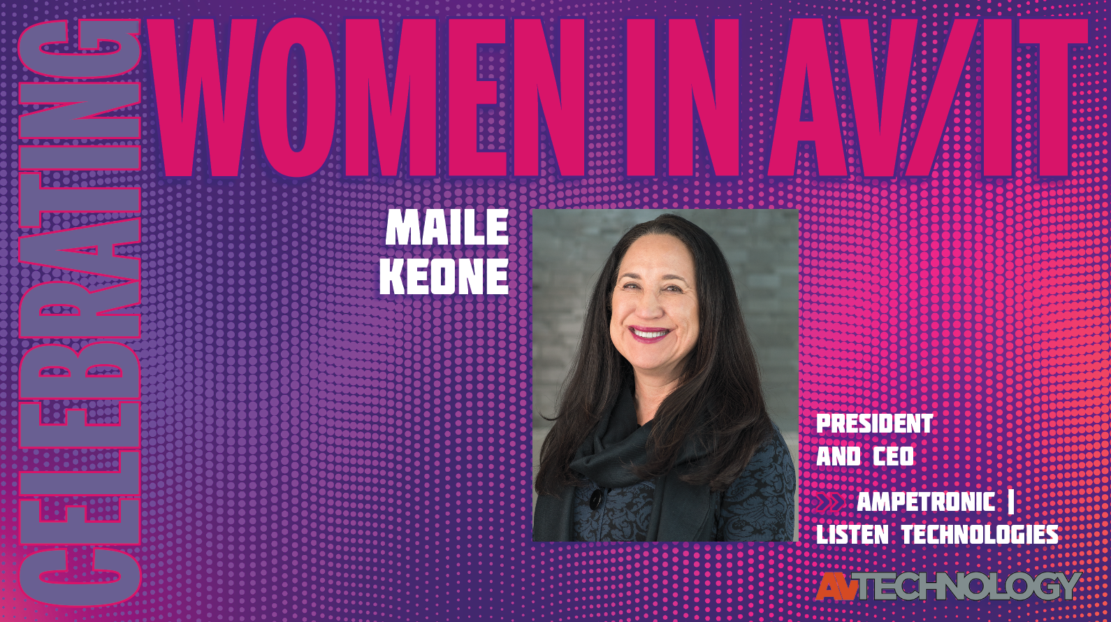 Maile Keone, president and CEO of Ampetronic | Listen Technologies