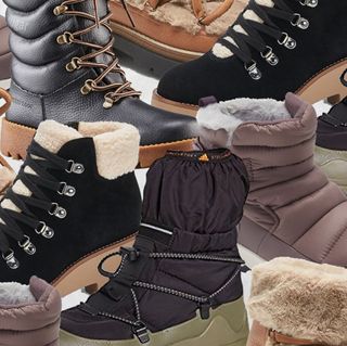 Waterproof Padded Winter Women Shoes Boots Fur-lined Slip On Warm Ankle 