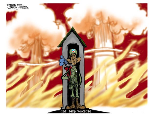 Obama cartoon foreign policy