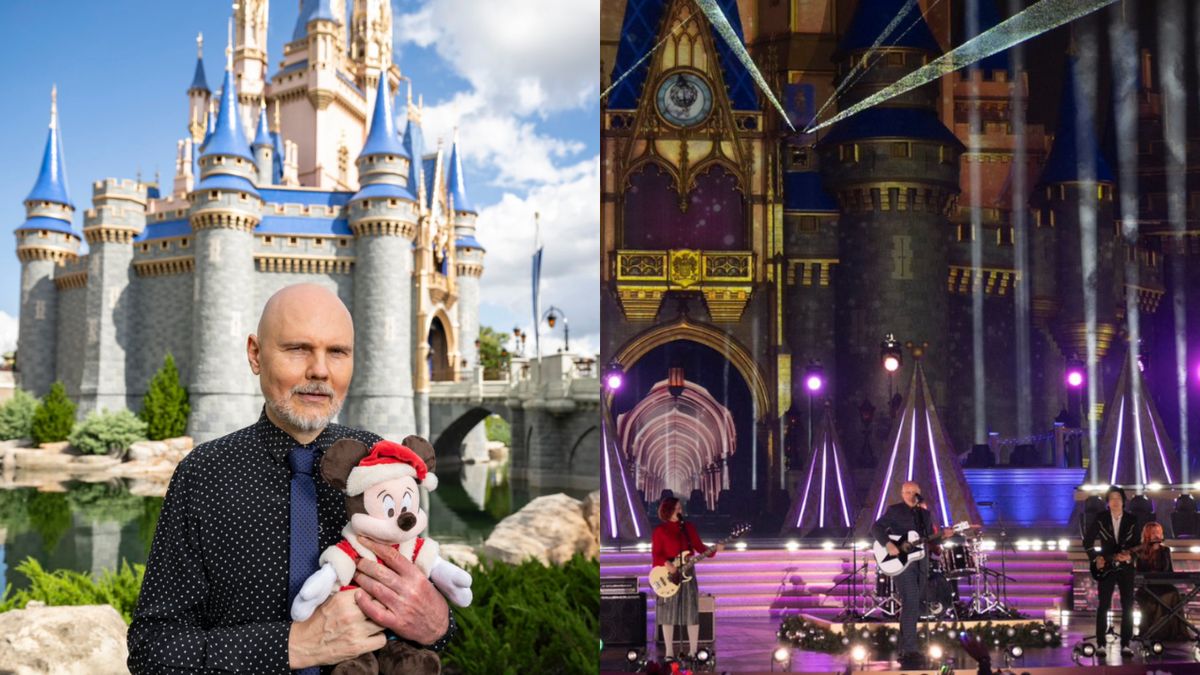 When you get the call to come play at Disney World, you don't want to play any weird old Smashing Pumpkins songs": Watch "Disney mark" Billy Corgan cover Bing Crosby with Smashing Pumpkins
