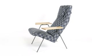 London showroom fabric chair