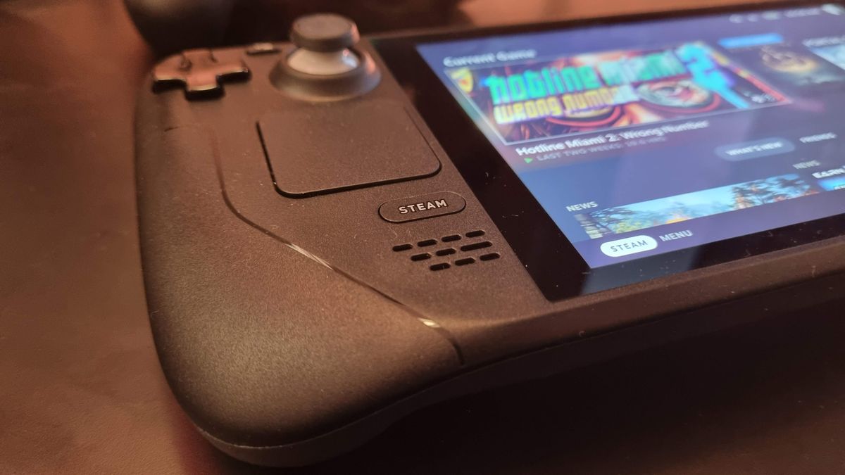 Photo of Steam Deck handheld console