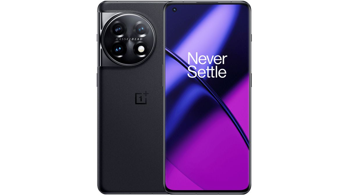 OnePlus 11 black front and back