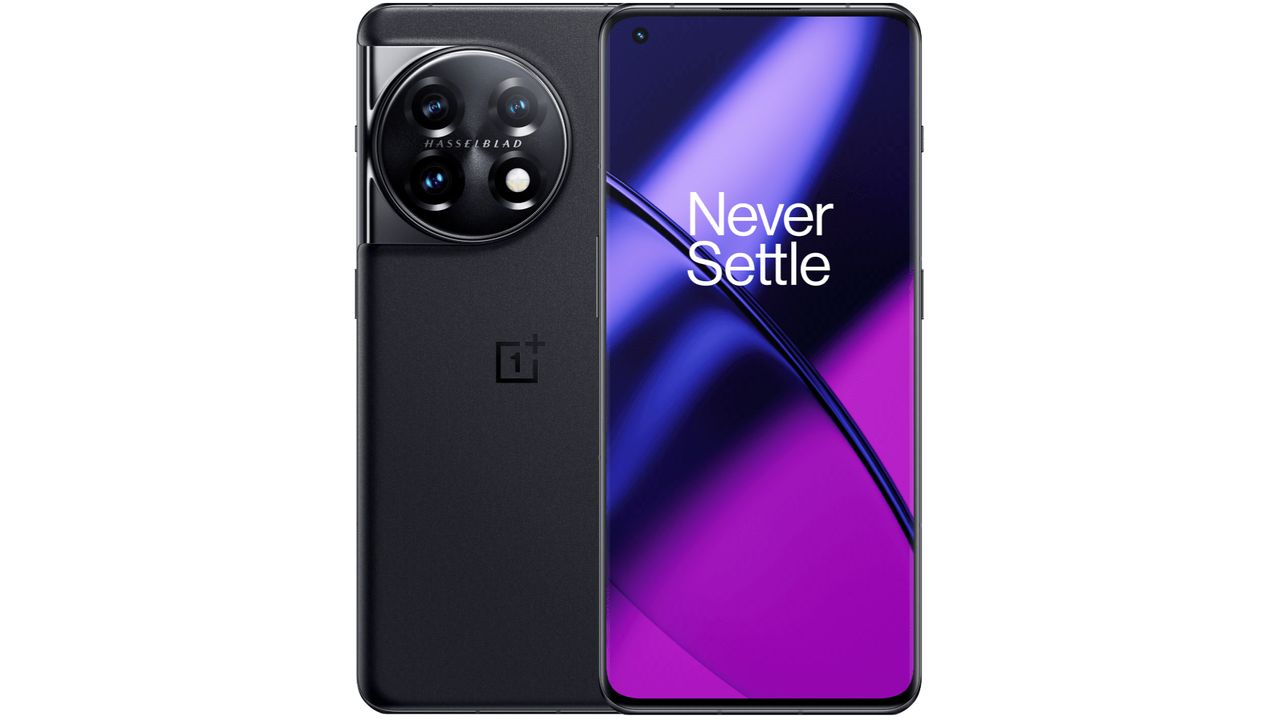 OnePlus 11 black front and back