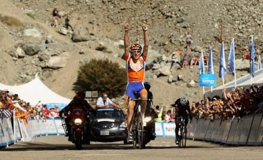 Robert Gesink (Rabobank) wins stage 7 of the 2012 Amgen Tour of California