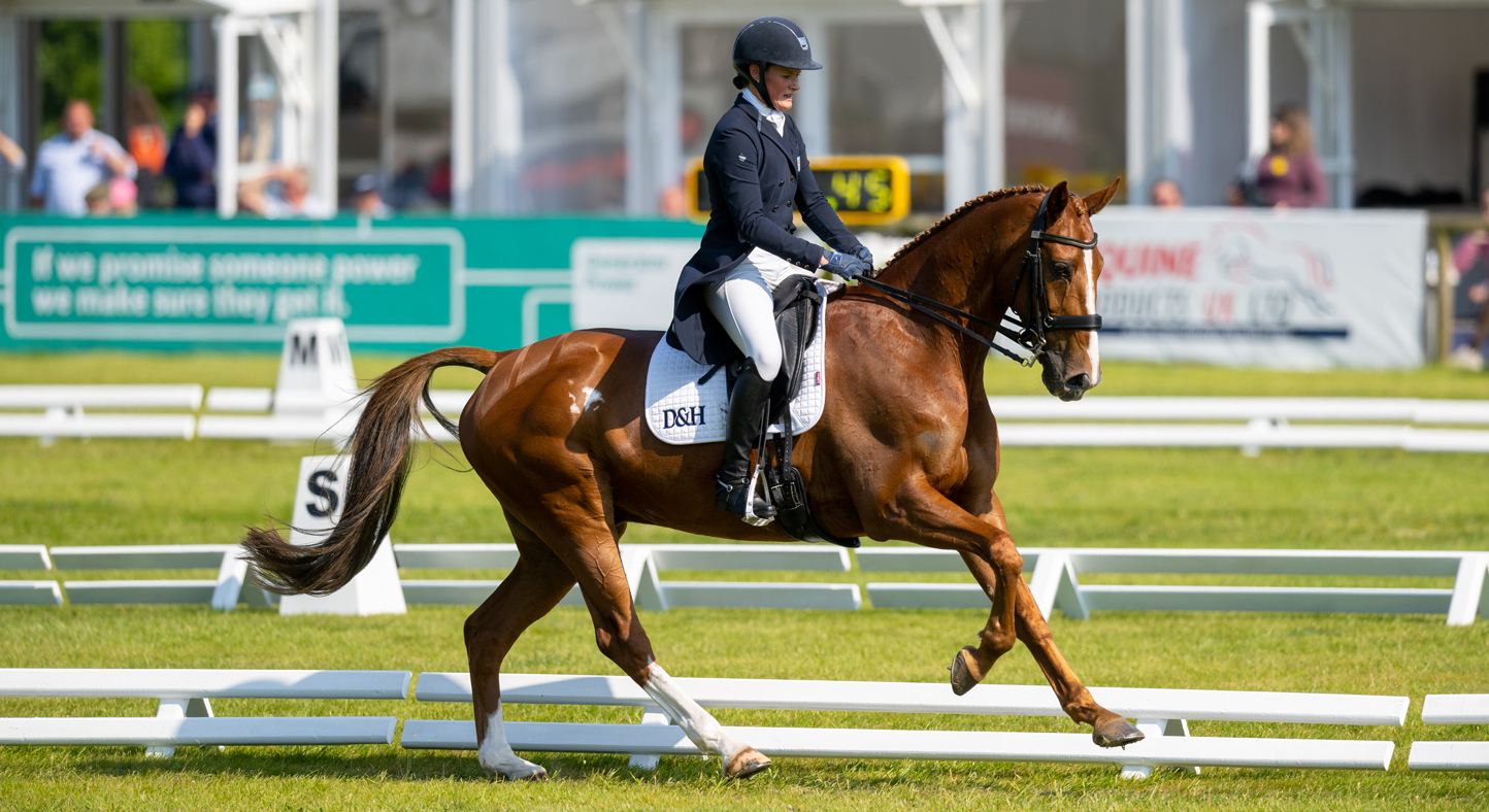 Bramham Horse Trials dressage: Bubby Upton and Magic Roundabout IV