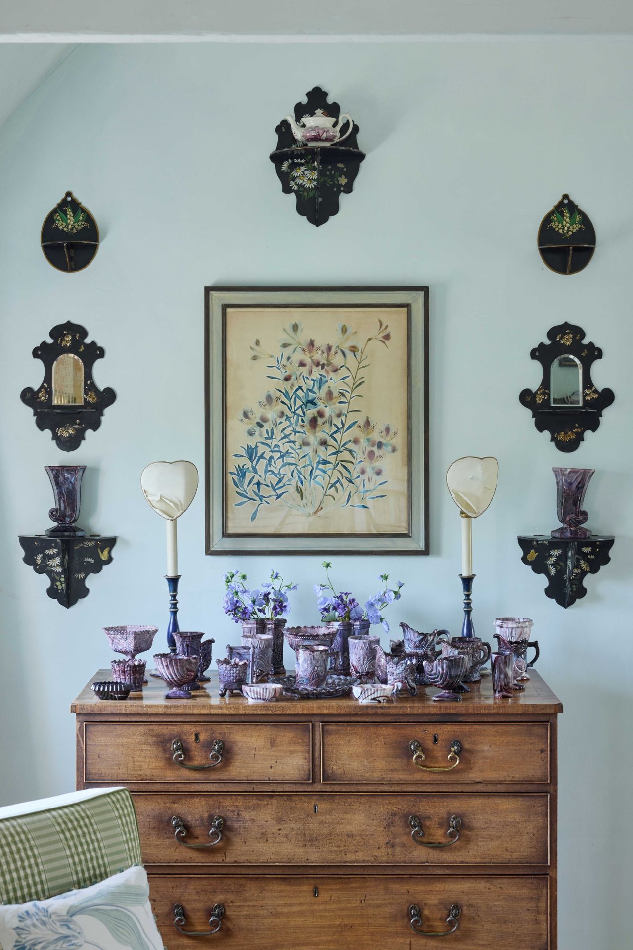 Interiors of George Oakes house