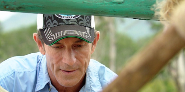 Jeff Probst filming Survivor: Koah Rong