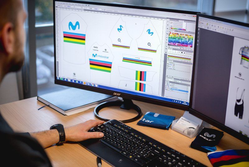 Designs are knocked up on a computer