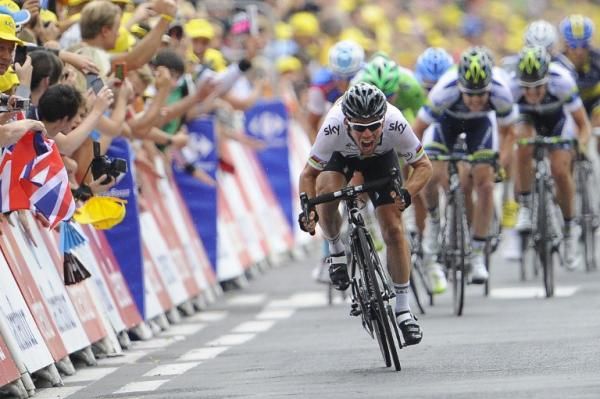 Cavendish blasted past the breakaway remnants just like the missile in his nickname