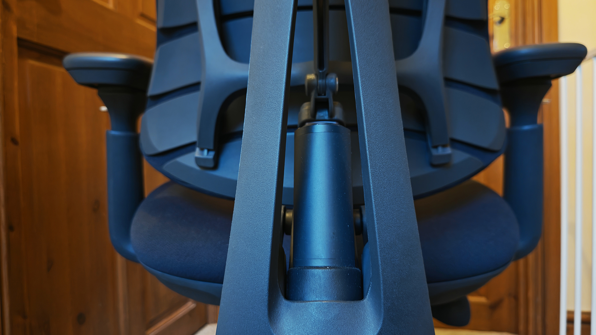 A selection of LiberNovo Omni office chairs in a home work place.