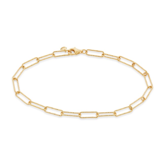 Gold Vermeil Alta Textured Mini Chain Bracelet