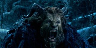 The Beast roaring in the new Beauty and the Beast movie.