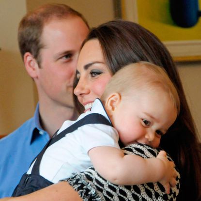 Kate Middleton, Prince William and Prince George