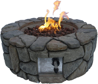 Peaktop round stone-effect gas fire pit| Was $314.77, now $292.99 at Amazon