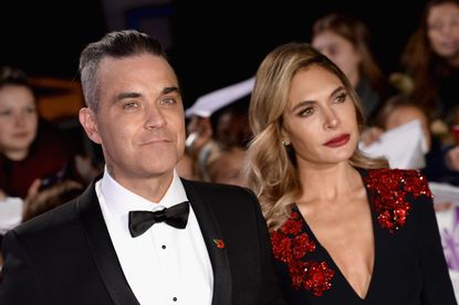 Robbie Williams and Ayda, before their permanent move to Switzerland