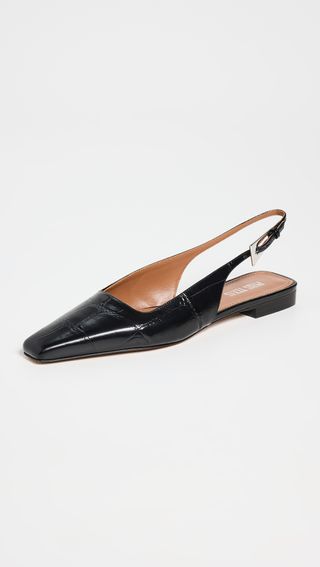 Bettina Flat Slingbacks 10mm