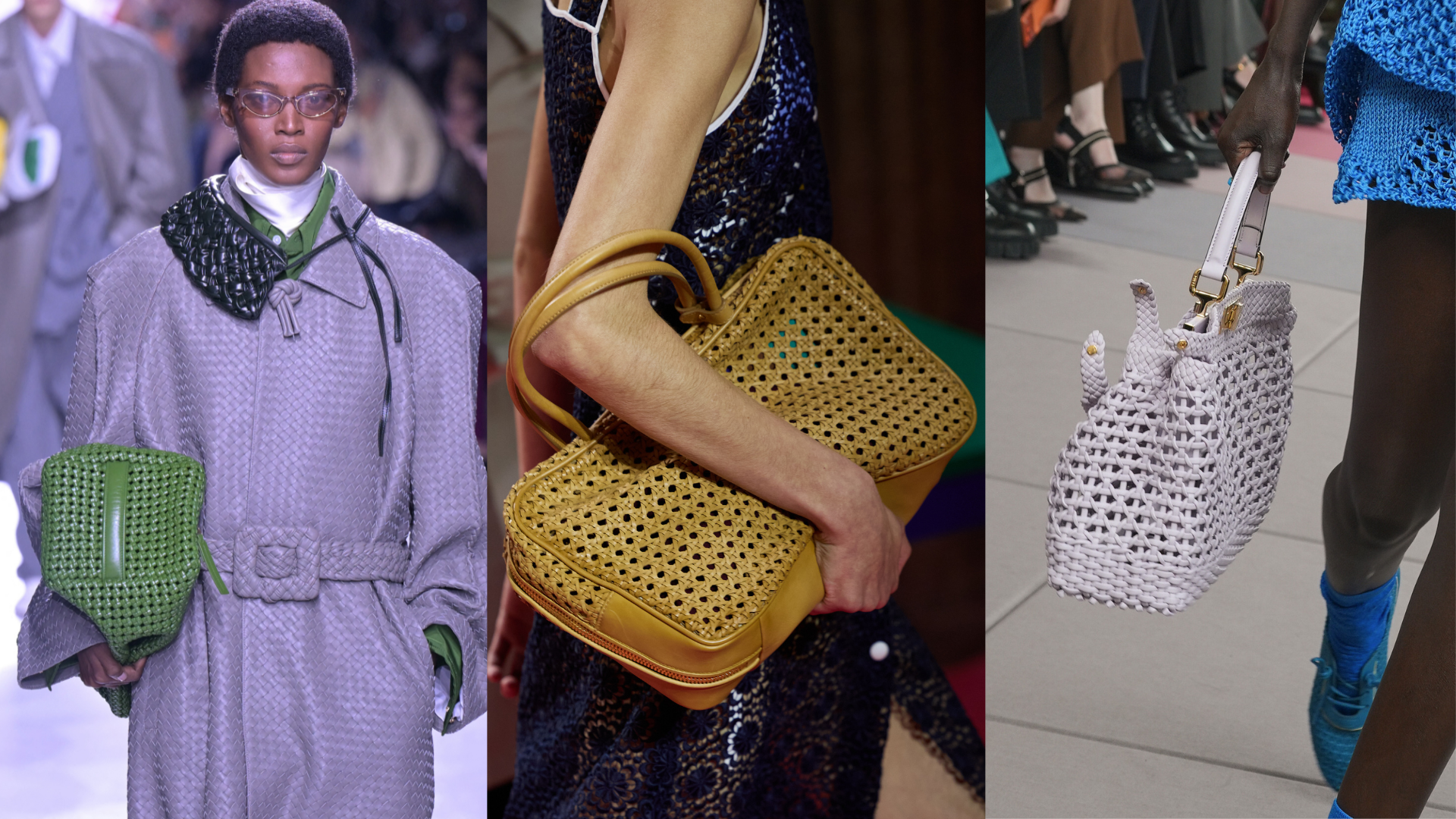 Fendi, Miu Miu and Bottega Veneta wicket bags