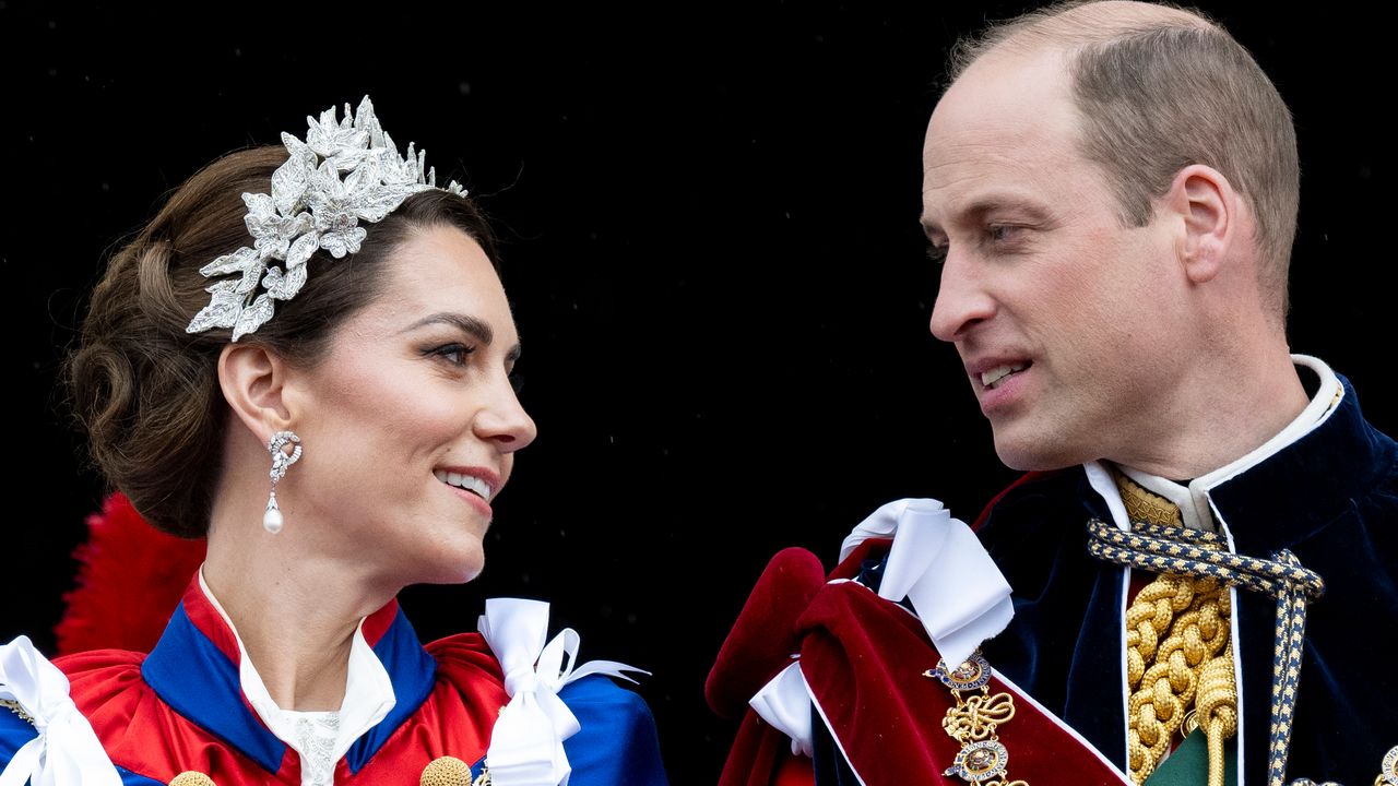 Kate Middleton and Prince William at King Charles&#039;s coronation