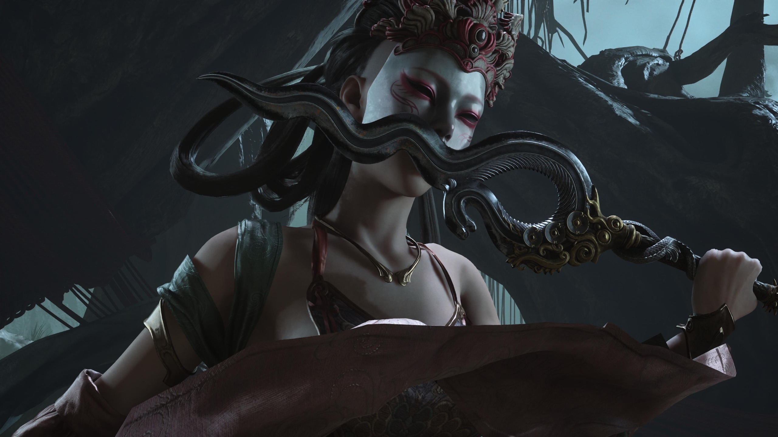 Phantom Blade Zero review showing screens from a Chinese sword fighting fantasy