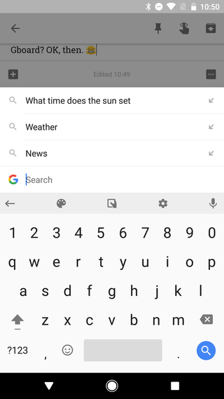 Google Gboard keyboard