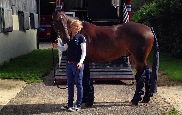 Coral and Derby get ready to leave for Burghley