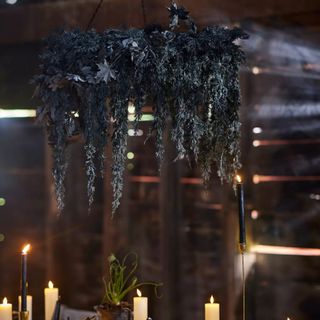 Cascading Black Boughs Chandelier