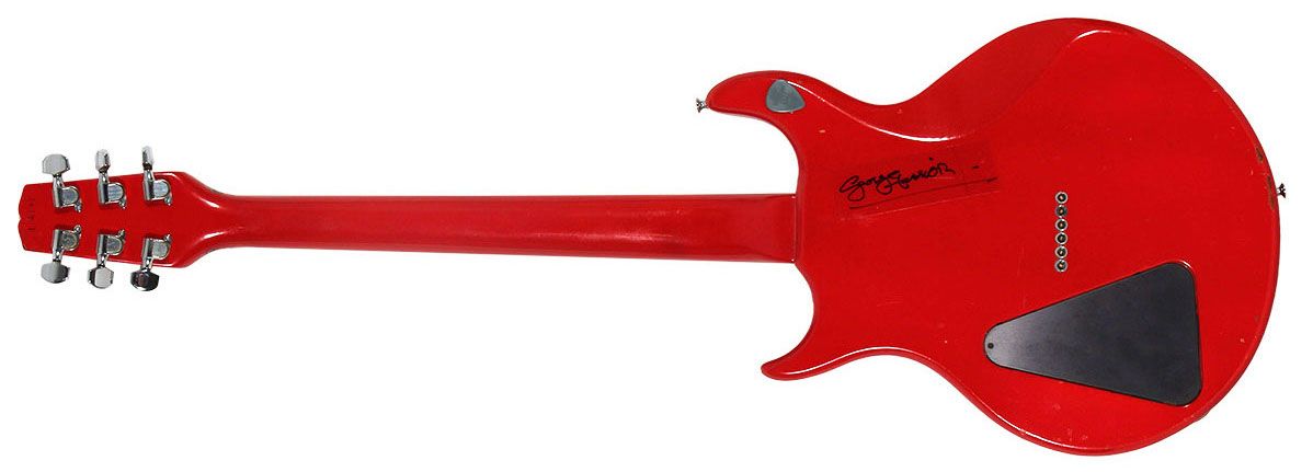 A Hamer Prototype guitar signed by George Harrison