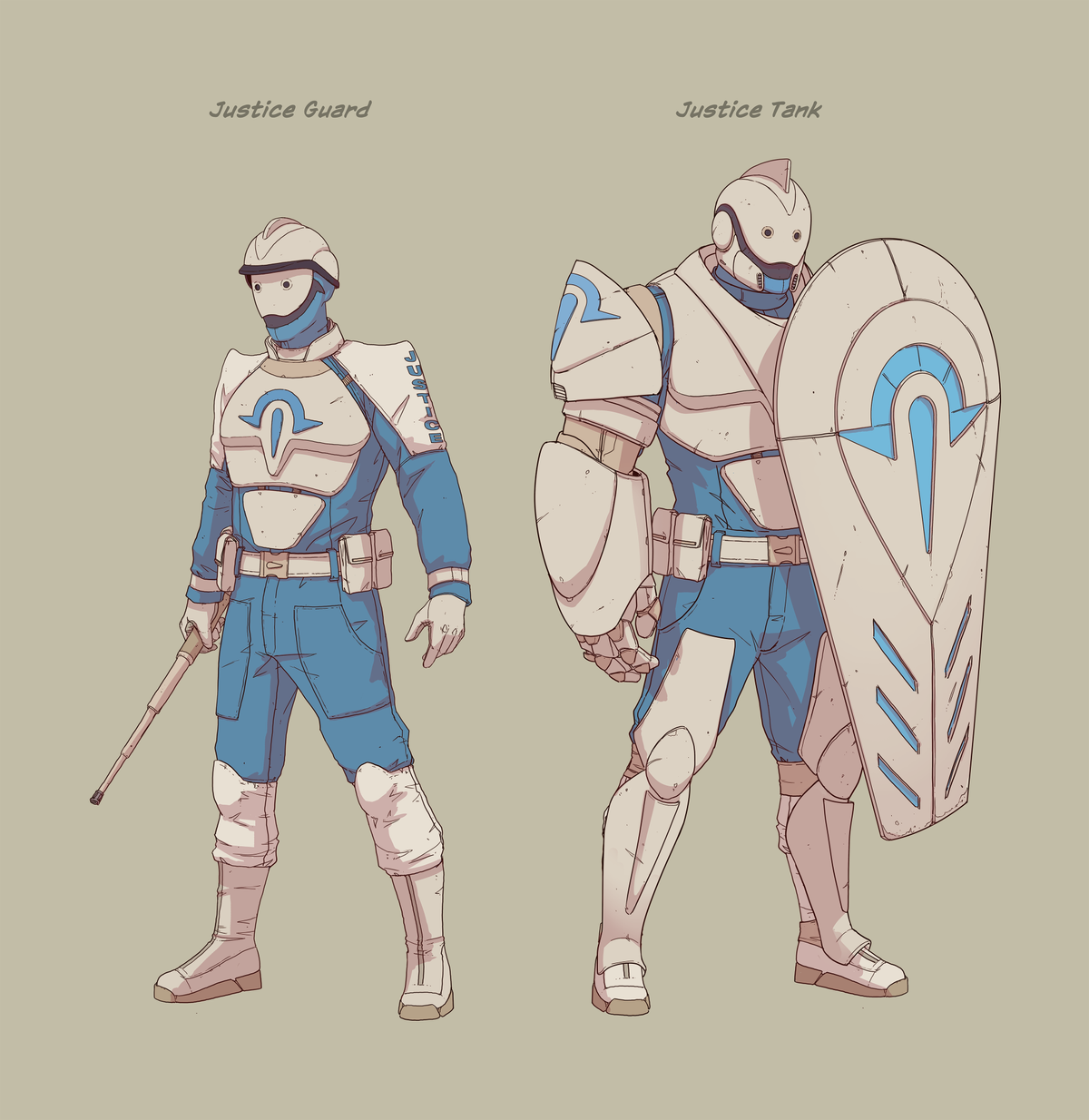 Making Dustborn's art; concept art for a video game