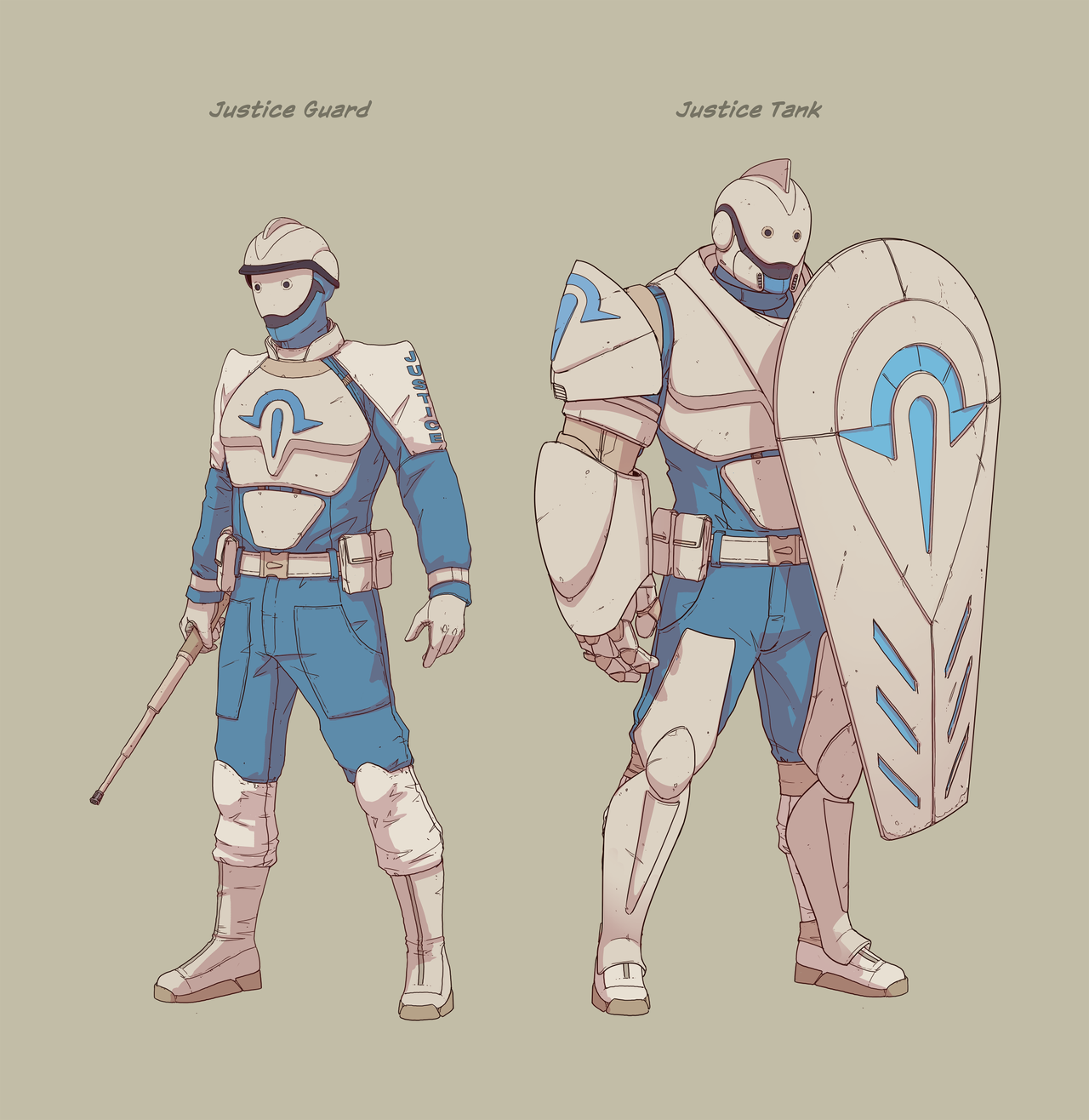 Making Dustborn's art; concept art for a video game