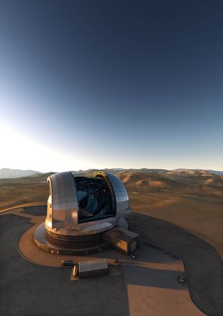 the Cerro Armazones, telescope, e-elt