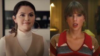 Taylor Swift and Selena Gomez Side by side