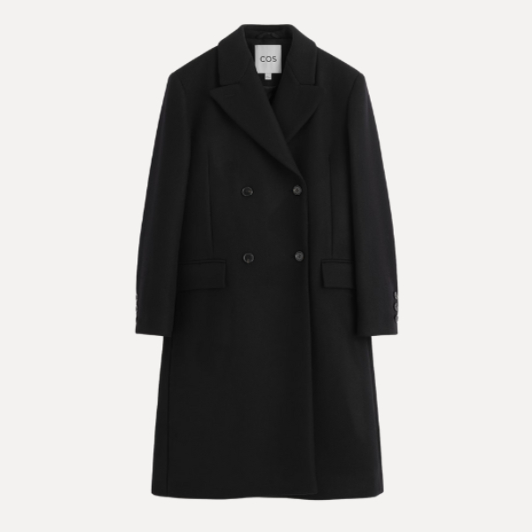 Double-Breasted Wool Coat