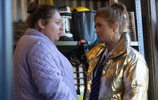 EastEnders Tiffany Butcher talks to Bernadette Taylor