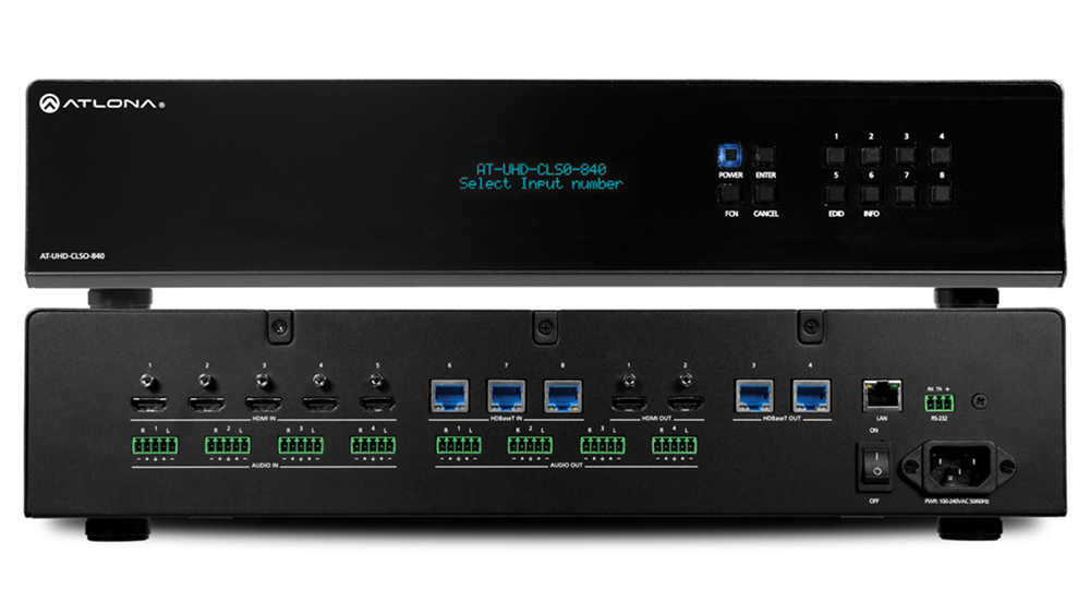 Atlona to Demo CLSO-840 4K Switcher at InfoComm